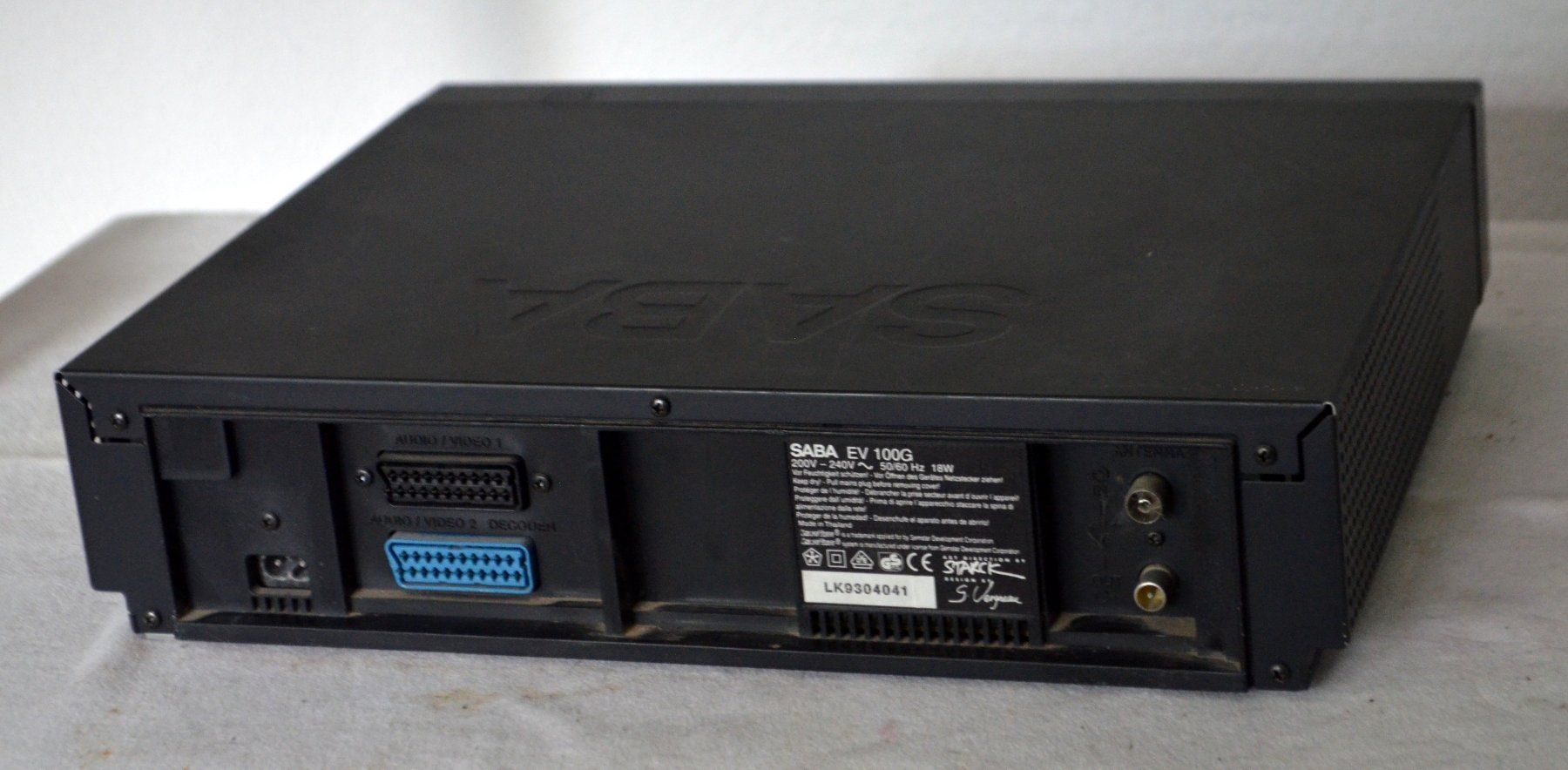 Registratori: Videorecorder VHS  Saba EV 100G magnétoscope – Usato da Collonges venduto da arashee 1