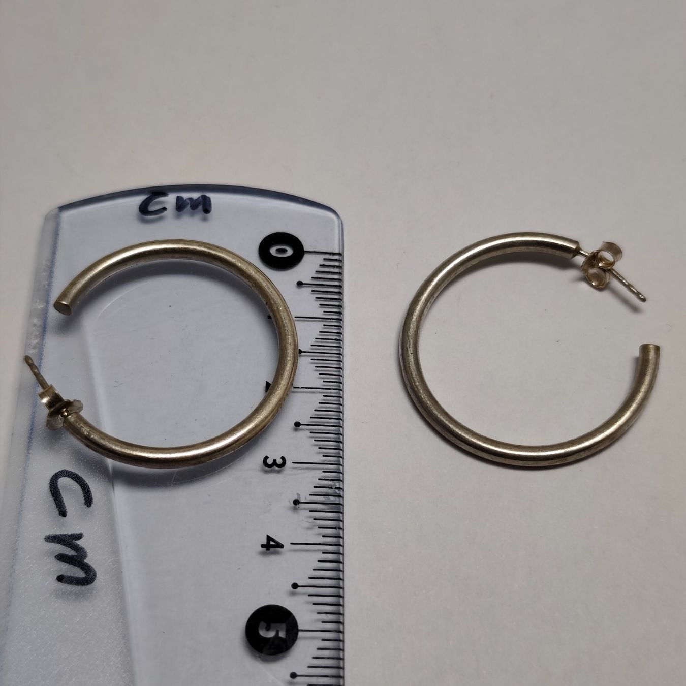 Orecchini pendenti & Orecchini a lobo: Vintage Silver silber Stud Earrings Boucles d'Oreilles #A3 – Usato da Châtelaine venduto da Tropic.Watch2 3