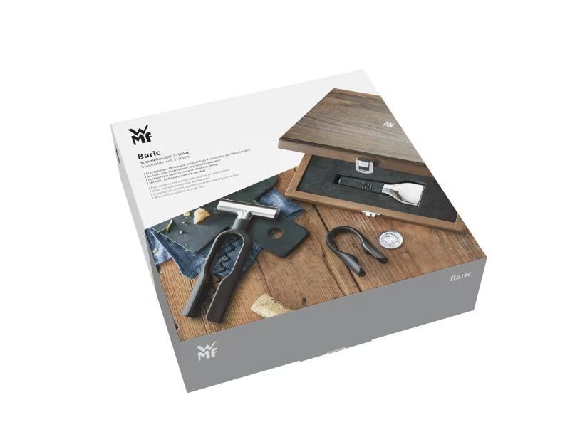 Apribottiglie & Tappi per chiusura: WMF Korkenzieher Set, 3-teilig, Walnuss – Nuovo e nell'imballaggio originale da Heimisbach venduto da LIFESTYLE-MORE 3