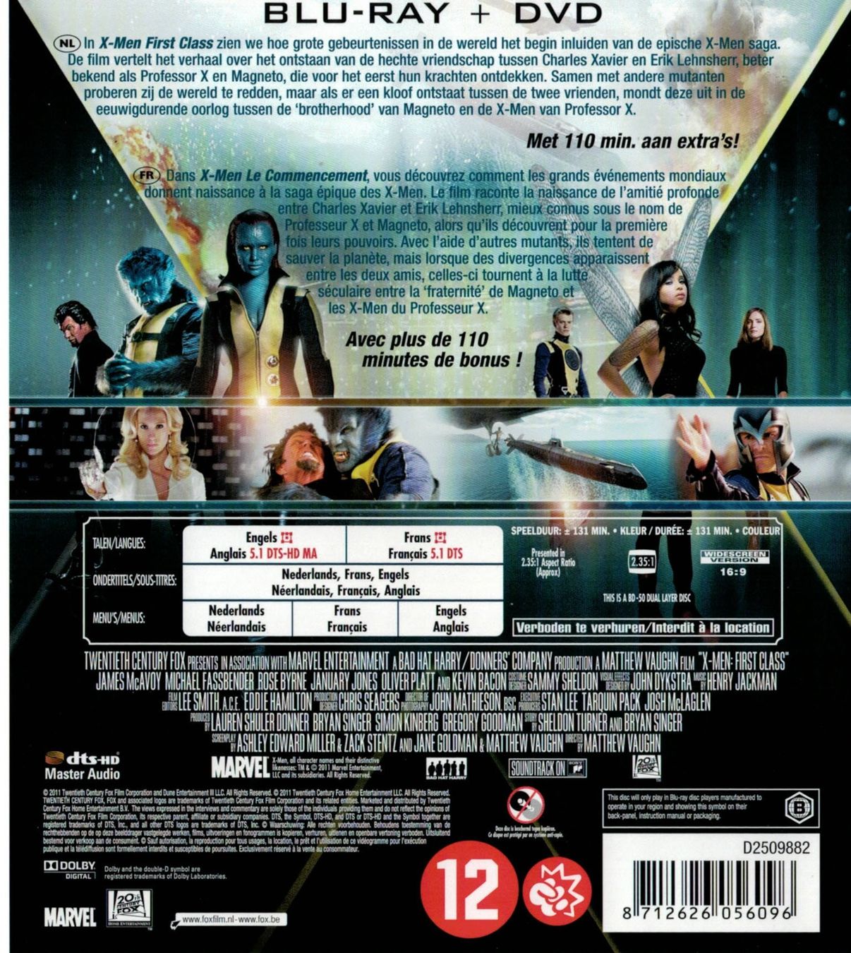 Alle DVDs: X-MEN FIRST CLASS : LE COMMENCEMENT – Neu (gemäss Beschreibung) aus Bursins von Adabel 1
