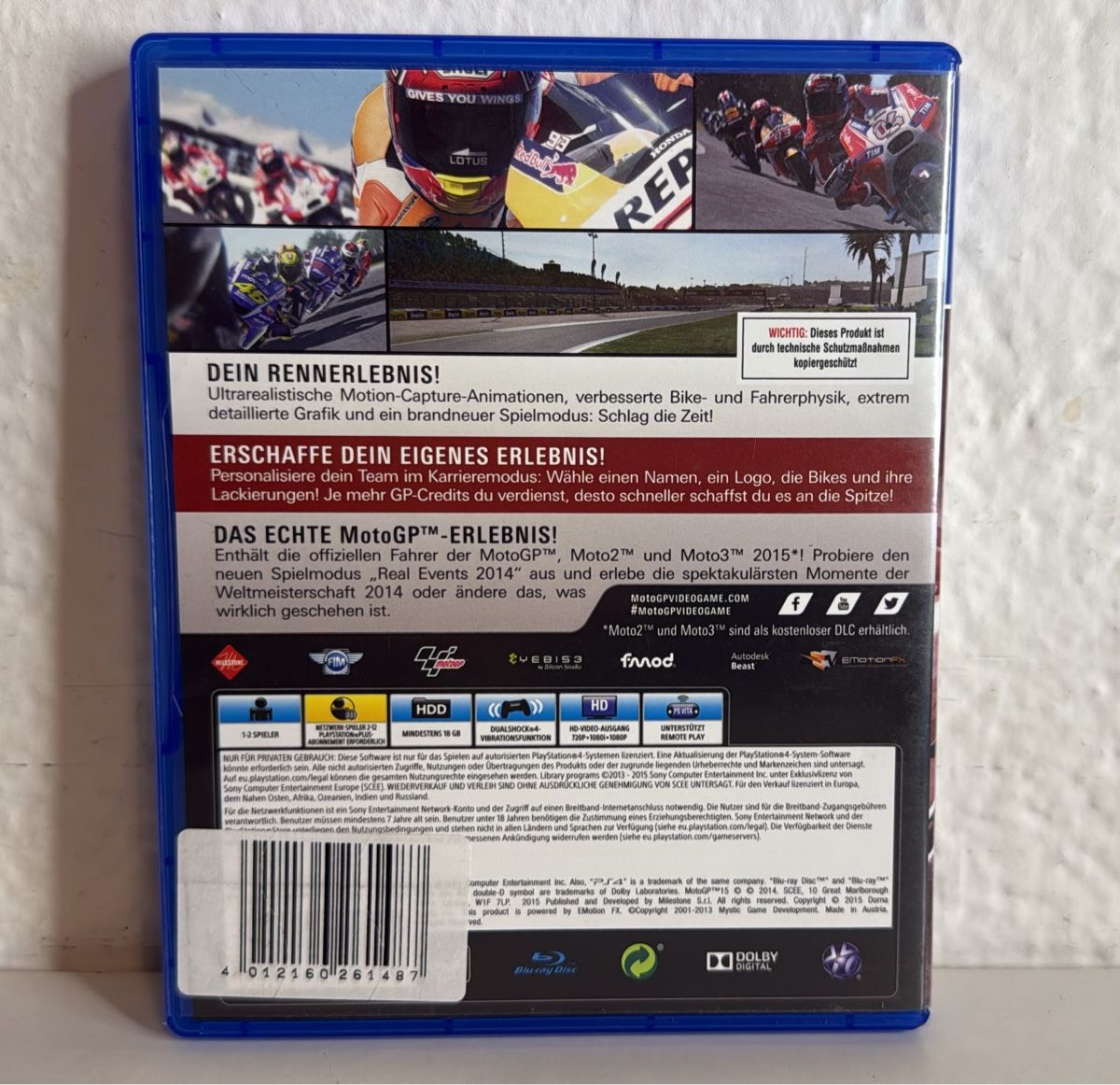 Sony Spiele: PS4/PS5 MotoGP 15 Game – Gebraucht aus Ehrendingen von bubulence 1