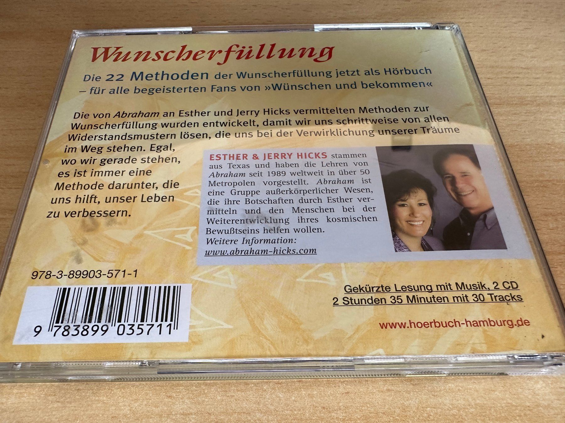Hörbücher: Hicks, Esther & Jerry - Wunscherfüllung - Die 22 Methoden – Gebraucht aus Rikon im Tösstal von Alpenmutz 1