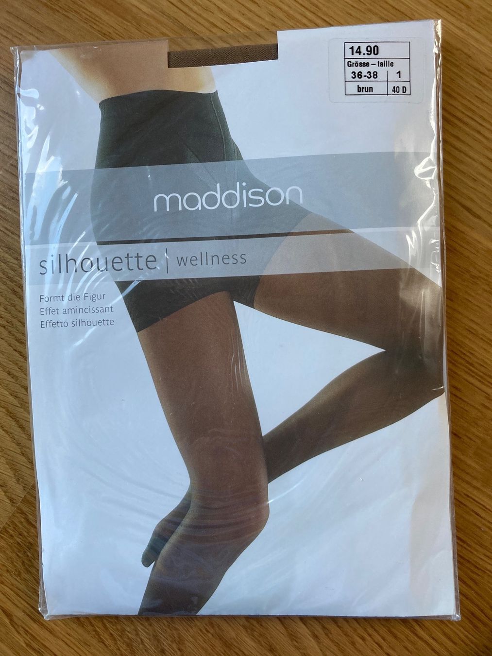 Maddison Calze & Collant: Strumpfhose Gr.S braun wellness – Nuovo e nell'imballaggio originale da Stallikon venduto da dotka07
