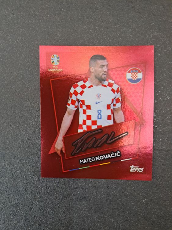Topps Euro EM 2024 Red Topps Luka Modrić CRO 2 (Gebraucht) in Triengen für CHF 5 – mit Lieferung
