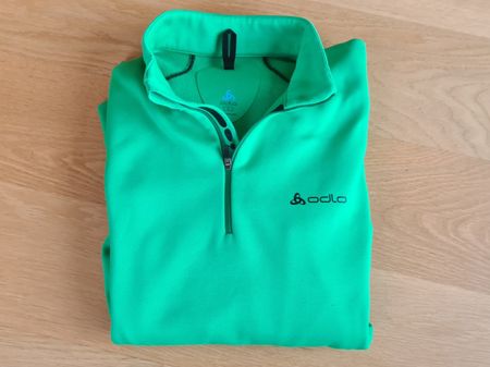 Odlo Outdoor Fleece Zipper Sport Pullover / L grün