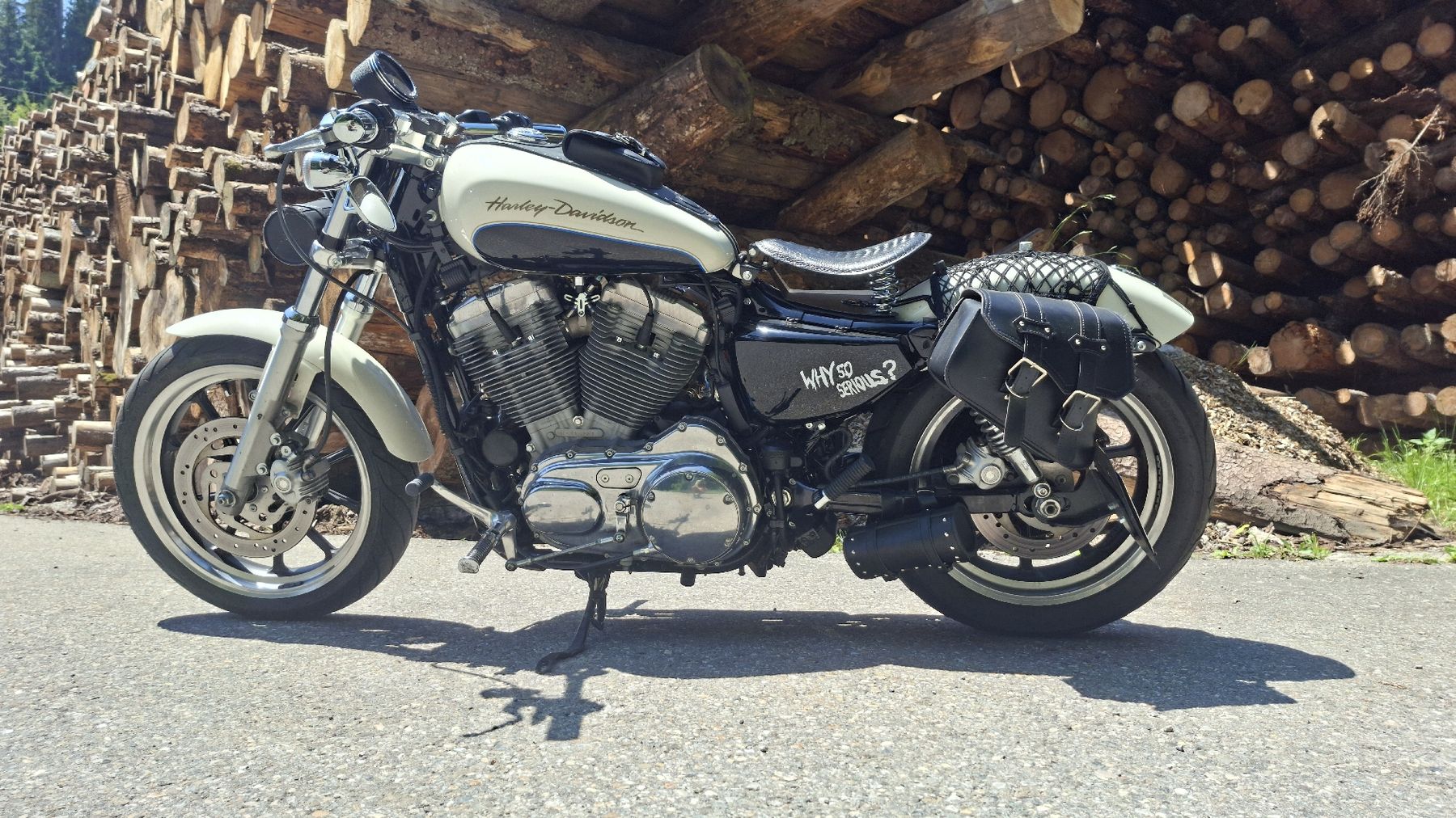 Harley-Davidson Chopper: Harley Davidson  XL 883 L , 2013 , 19Tkm – Gebraucht aus Schliern b. Köniz von sacatudo 3