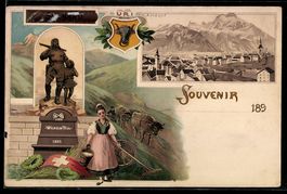 Litho Altdorf, Wilhelm Tell Denkmal, Bau