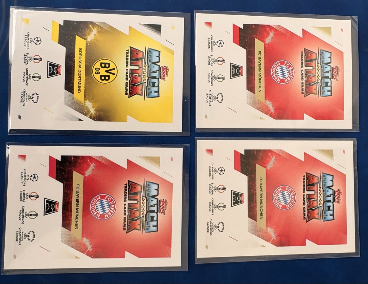 Topps Carte collezionabili: Fussballkarten Topps 4er Set – Nuovo (secondo la descrizione) da Safenwil venduto da chi_8cwc 1