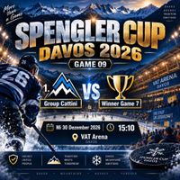 ⚠️1- 6X TOP SITZPLÄTZE SPENGLER CUP-G.09 1. GROUP C-WINNER G
