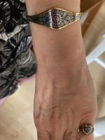 Armreif und Ring Silber Set aus Kaukasus, Antik