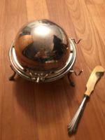 Buttergefäss mit Deckel und Buttermesser