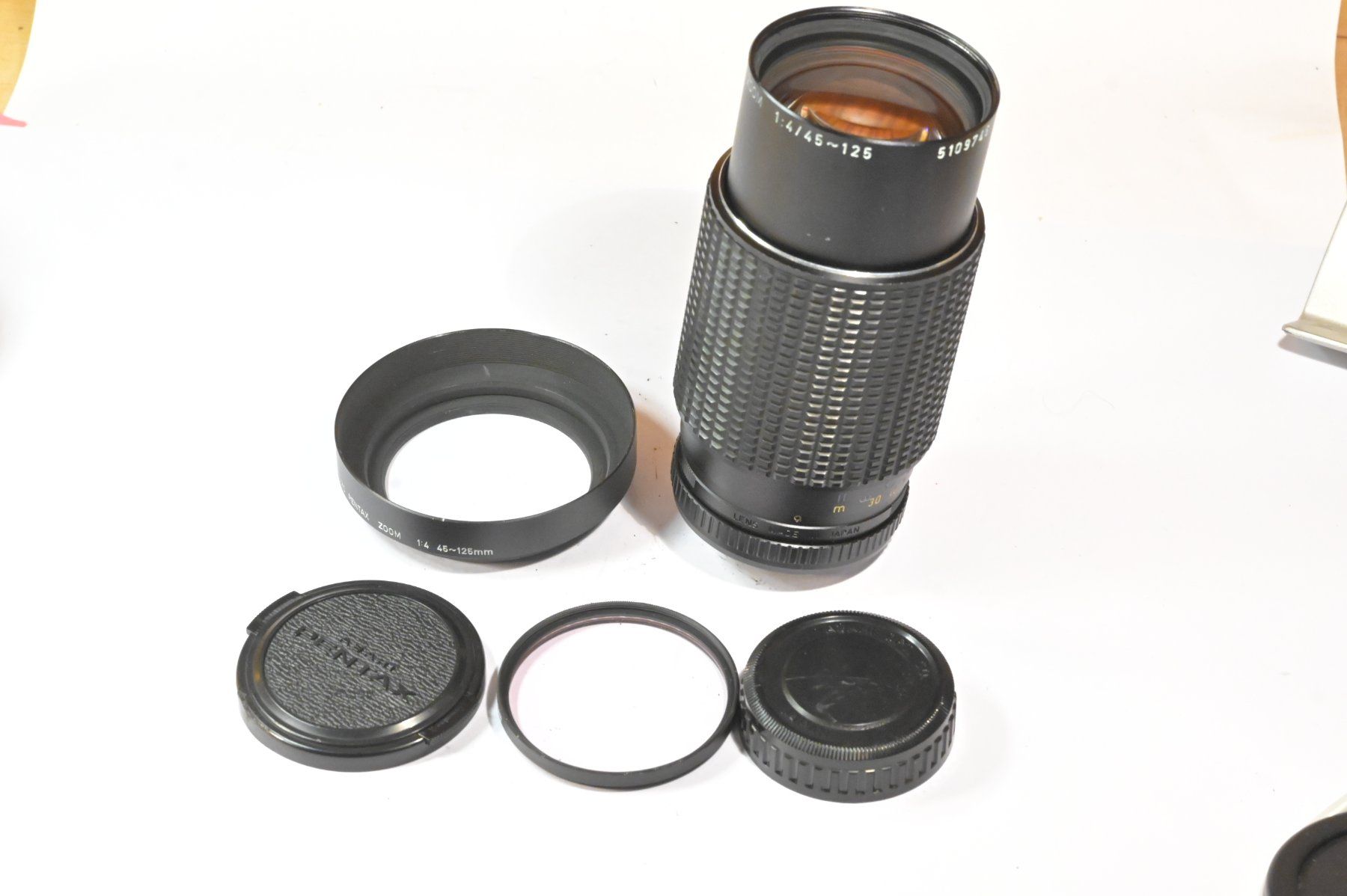 Pentax Obiettivi: Pentax SMC 1:4/45-125mm K Bajonett – Usato da Erlinsbach venduto da Yanny