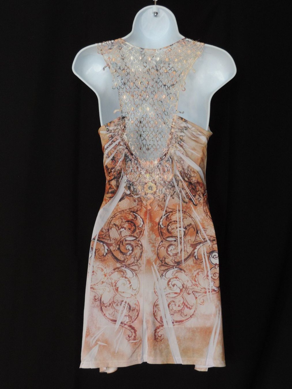 Kleider: robe orange à strass – Gebraucht aus Genève von Axelle333 6