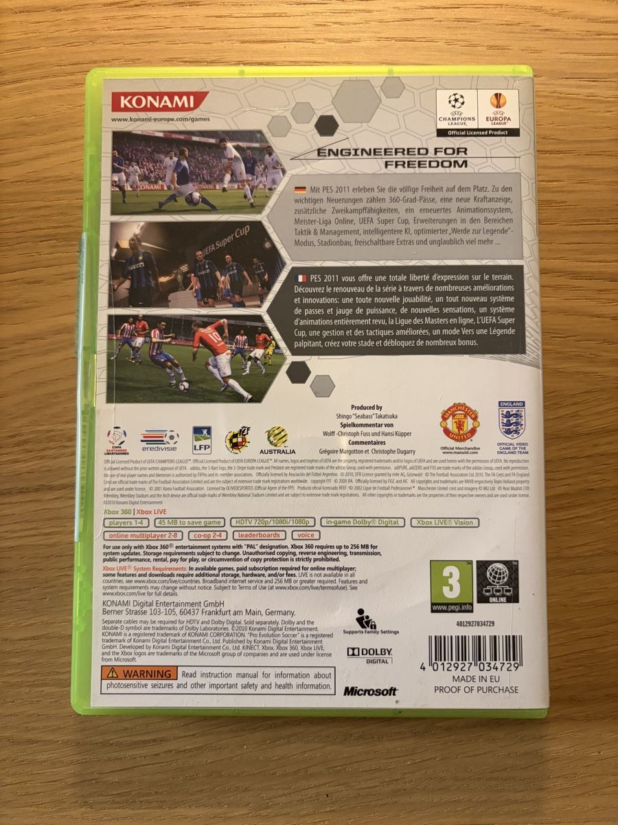 Microsoft Giochi: Pro Evolution Soccer 2011 - Xbox 360 – Usato da Pully venduto da FunkyGames 1