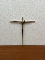 Organisches Bronze Kruzifix Mid century Design Jesus Figur 