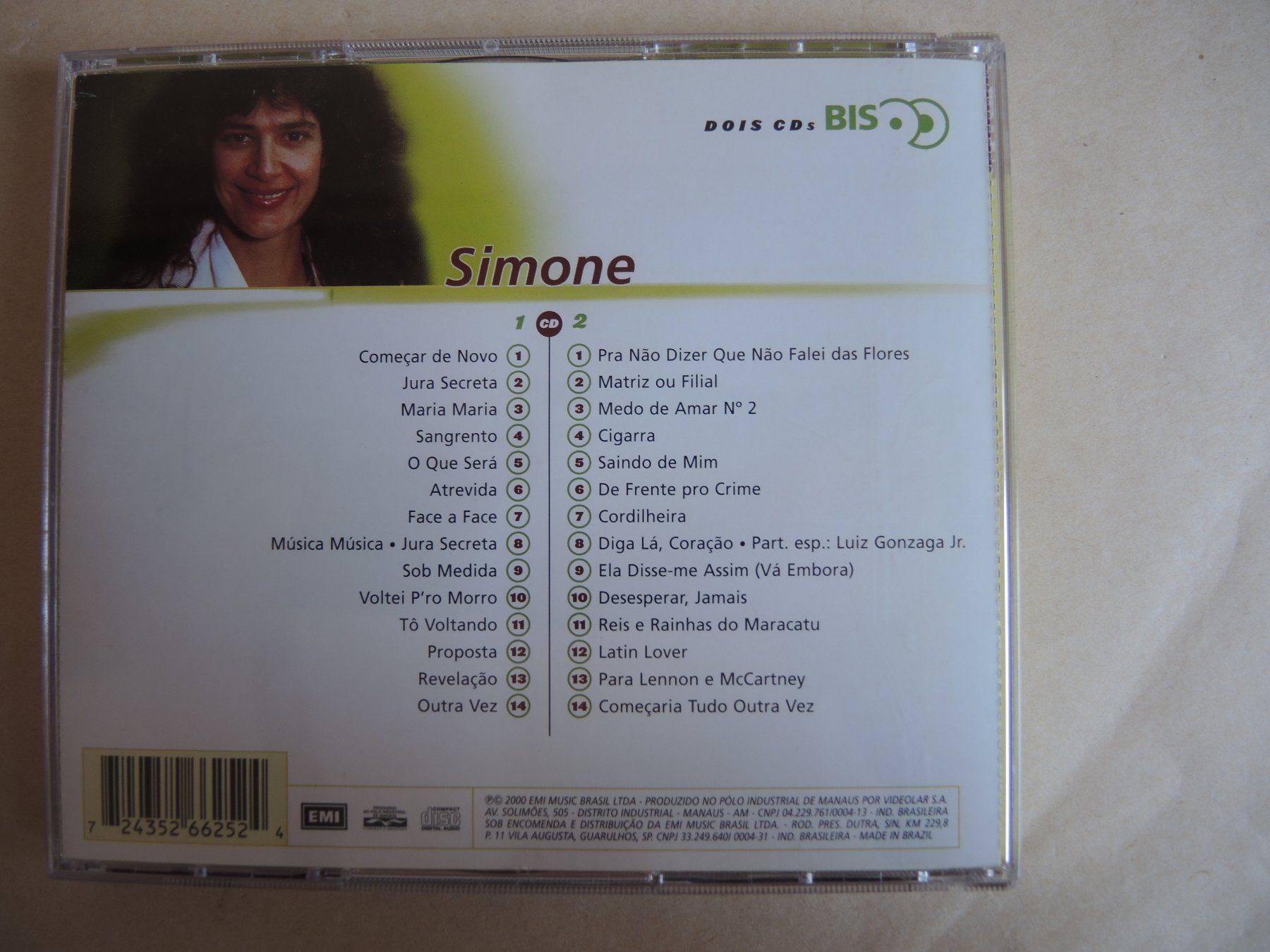 CD: Simone Doppel CD Bis Sammlung music do brasil – Usato da Rorschach venduto da maeck8 4