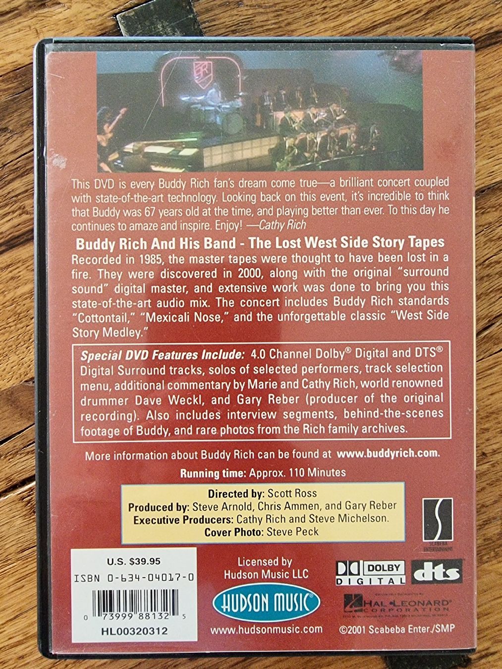 Strumenti musicali: BUDDY RICH SCHLAGZEUG DVD – Nuovo (secondo la descrizione) da Zofingen venduto da Tinpan 2