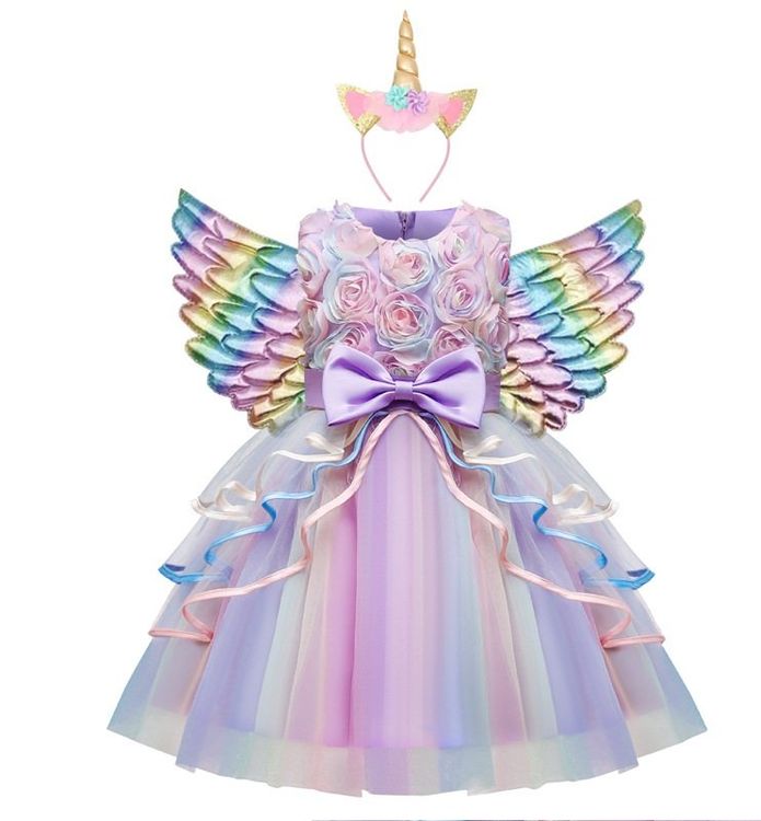 12975341301840925601allelzh Mc3a4dchen Einhorn Party Kleid Blume Rc3bcschen Cosplay Geburtstaghtml