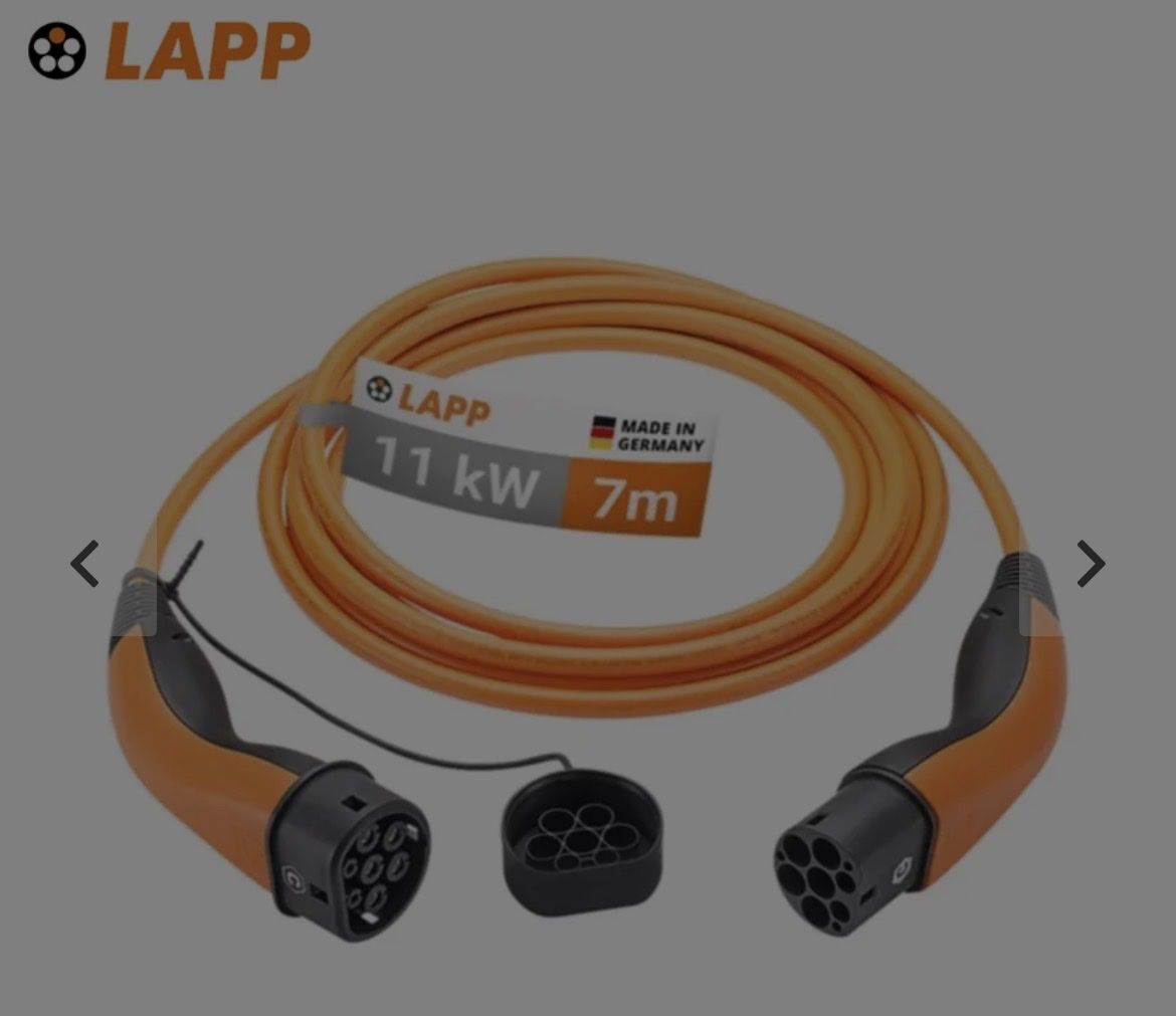 Cavi: Ladekabel 7m Type2 11KW/20A – Usato da Zufikon venduto da galmihornvs