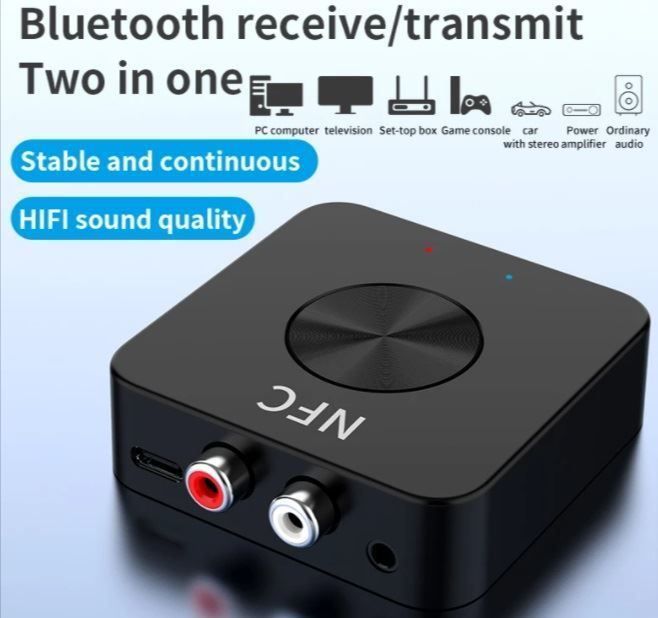 Adaptateur de RéCepteur Audio Bluetooth 5.0 / éMetteur Combo USB TV  Adaptateur de Voiture Compatible avec L
