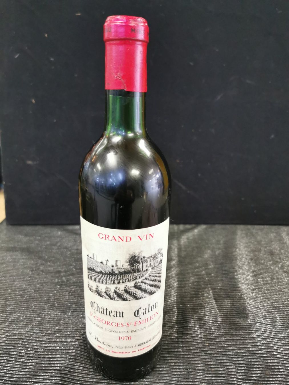 Vino: CHÂTEAU CALON ST-EMILION 1970 – Nuovo (secondo la descrizione) da Genève venduto da Leboucheoreilles