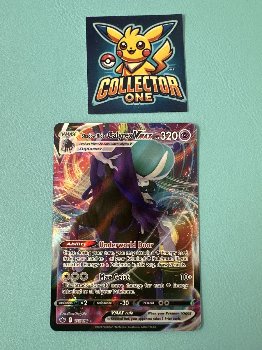 Pokémon Carte collezionabili: Pokemon Calyrex VMAX Rare 2021 Chilling Reign – Nuovo (secondo la descrizione) da Lommiswil venduto da CollectorOne