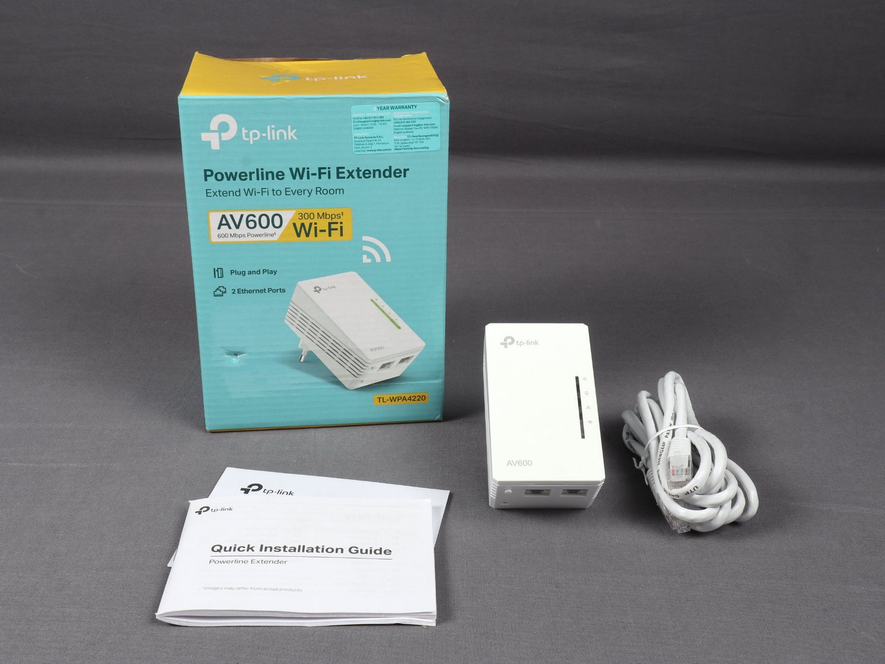TP-Link WiFi: TP-Link Powerline Wi-Fi Extender AV600 300Mbps. – Nuovo (secondo la descrizione) da Steinen venduto da Restwert_Steinen