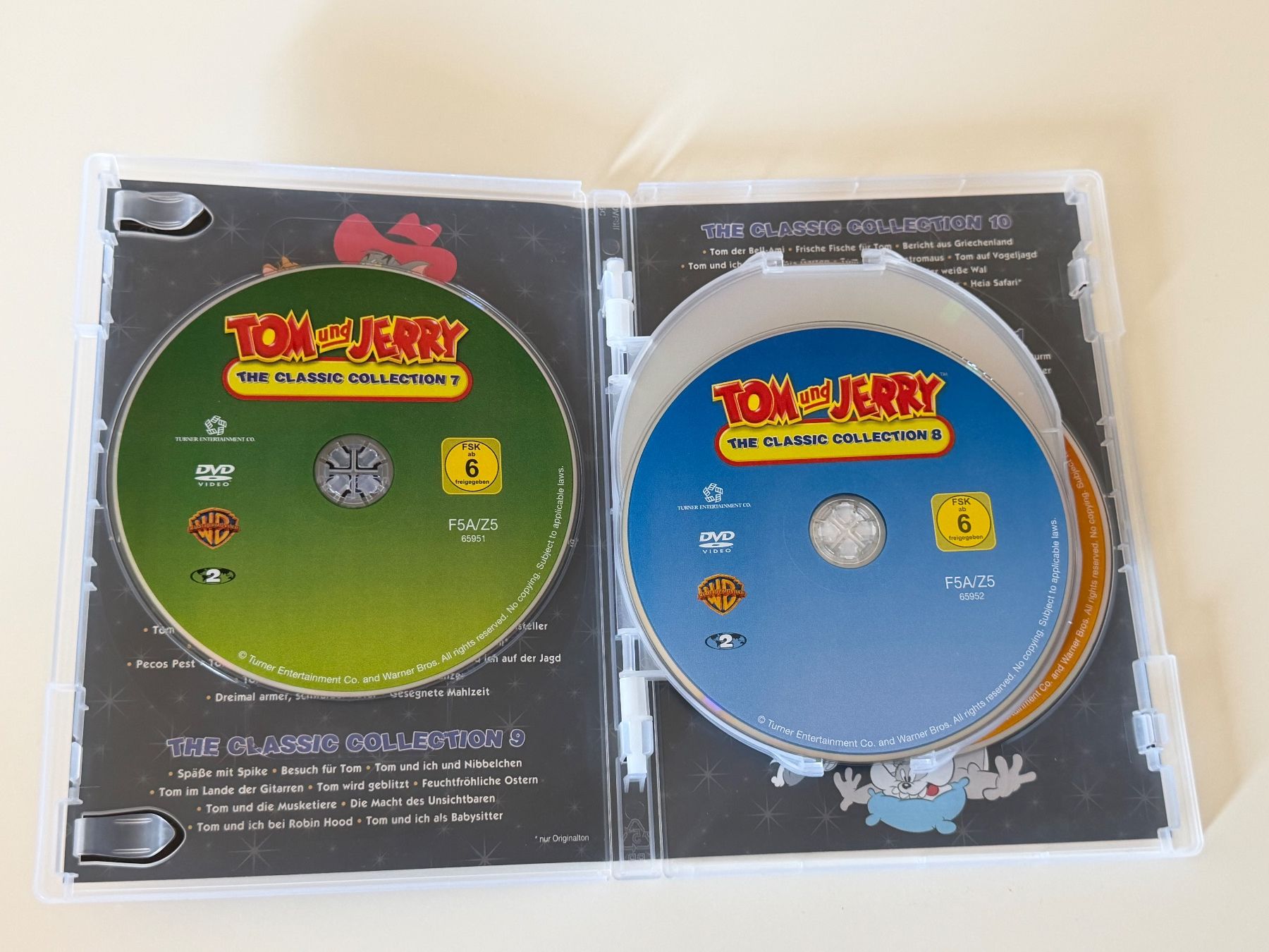 Tutti i DVDs: Tom und Jerry The Ultimate Classic Collection DVD Box-Set – Usato da Altstätten SG venduto da sheamus 8