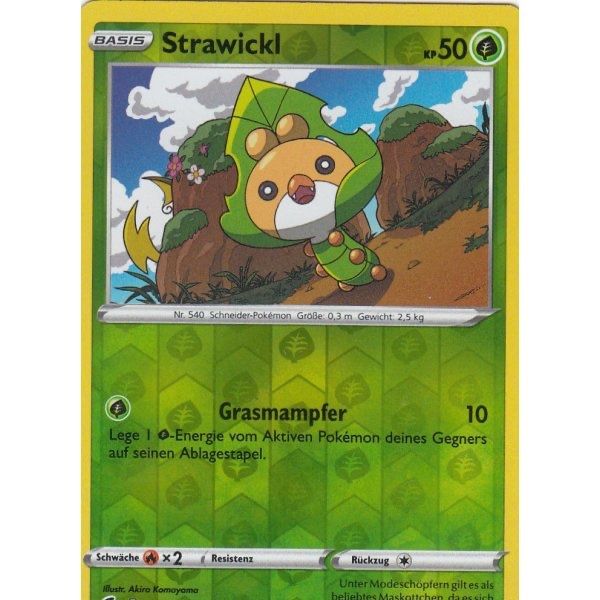 Pokémon Carte collezionabili: Pokemon karten Strawickl 009/264 REVERSE HOLO – Usato da Wünnewil venduto da Dreibein