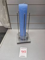 413 Posten Raureif Kerze mit Ständer aus Liquidation