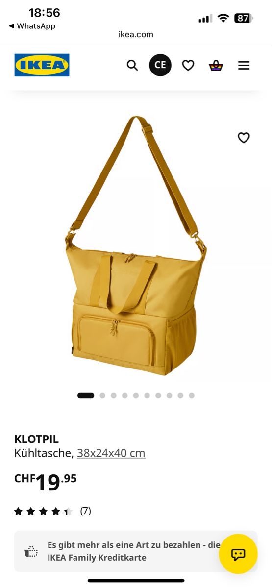 Ikea Frigoriferi & Refrigeratori: Kühltasche IKEA  – Nuovo (secondo la descrizione) da Winterthur venduto da starfish13 1