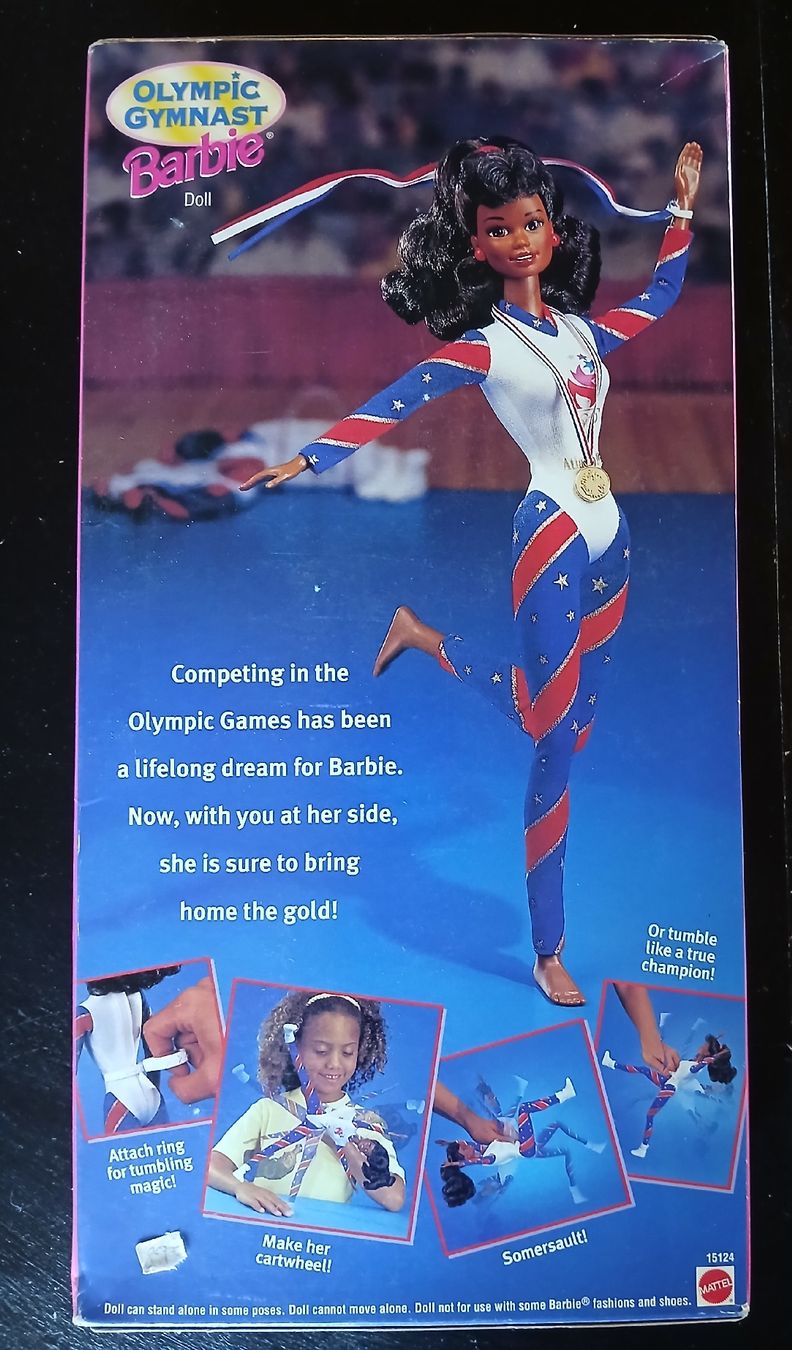 Bambole: Barbie Olympic Gymnast 1995 – Nuovo e nell'imballaggio originale da Wirzweli venduto da Lalumi 1