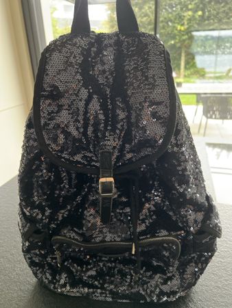 Pailletten Rucksack „Victoria’s Secret“ Neuwertig
