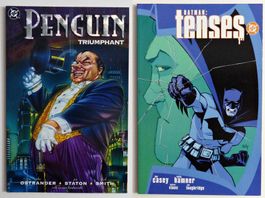BATMAN TENSES #1 + PENGUIN DC 2 PRESTIGE GRAPHIC NOVELS‪‪
