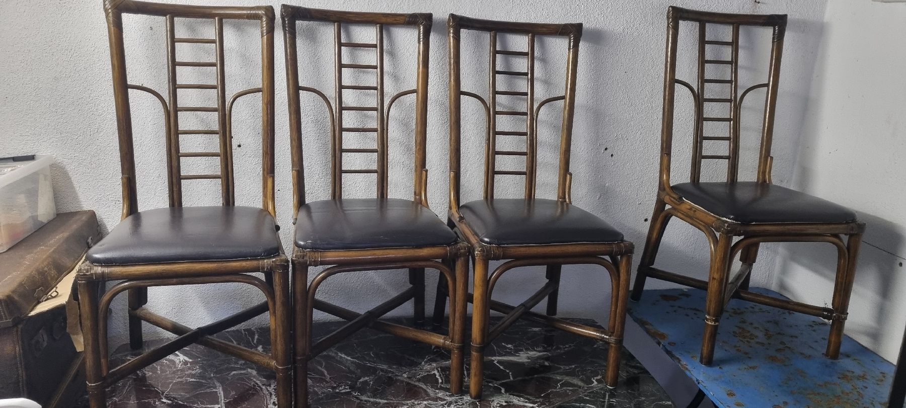 Chaises: Bambus Stühlen  – D'occasion à Zürich par Smile-2022 1