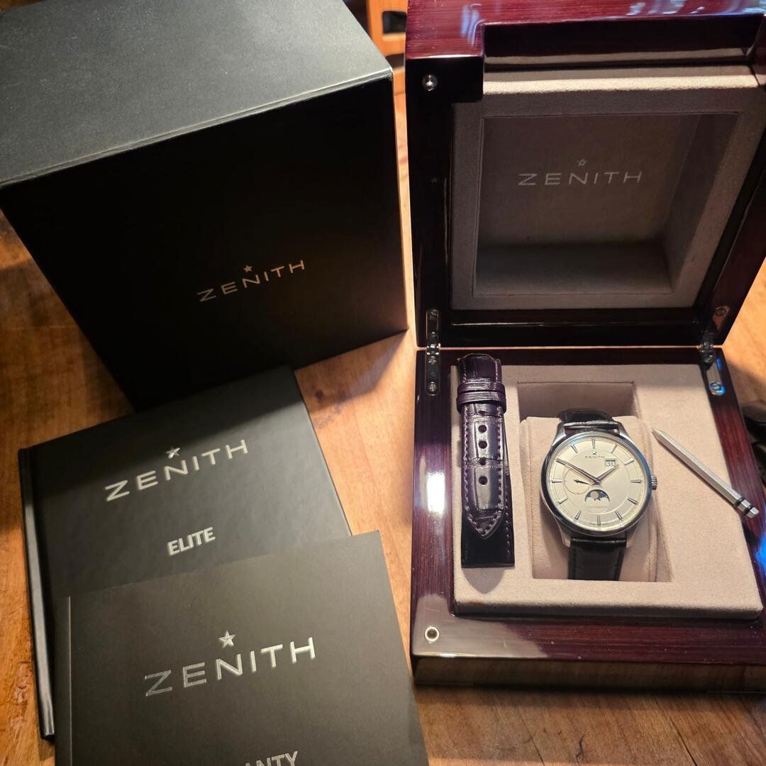 Zenith Orologi: Zenith 'BigDate' Captain – Usato da Basel venduto da Swastikapower