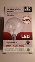 E27 LED-Glühfadenbirne Filament 60W 2700K Warm White