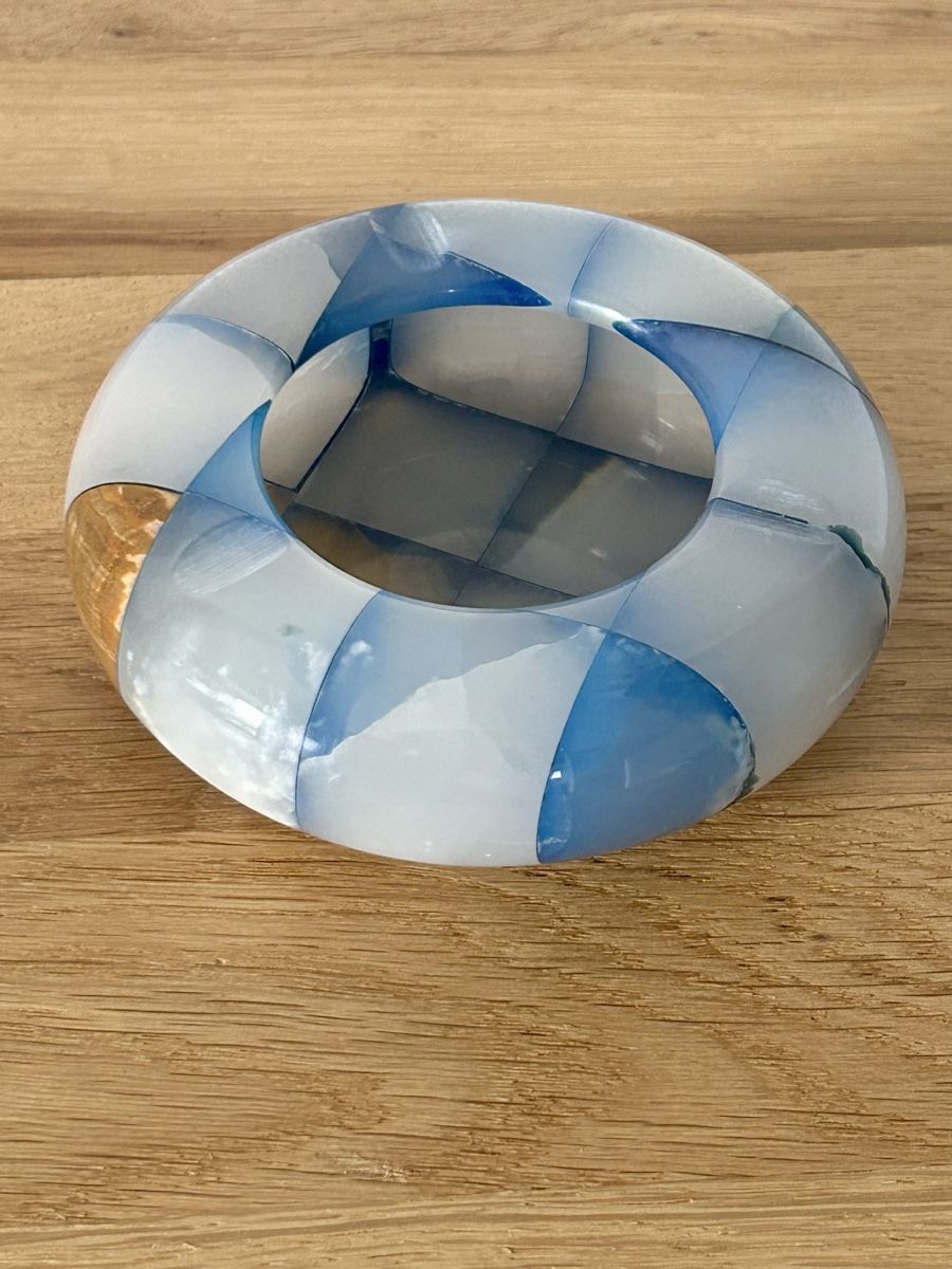 Cendriers: Edler Achat/Onyx Mosaik Aschenbecher oder Schale D 10cm – D'occasion à Wettingen par Mmccl 3