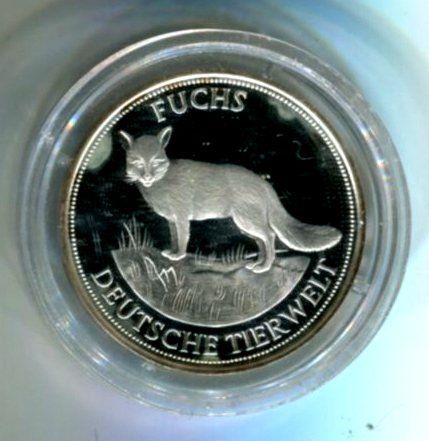Medaglie: Silbermedaille "Fuchs". 999/1000 PP! – Nuovo e nell'imballaggio originale da Basel venduto da Butsch5