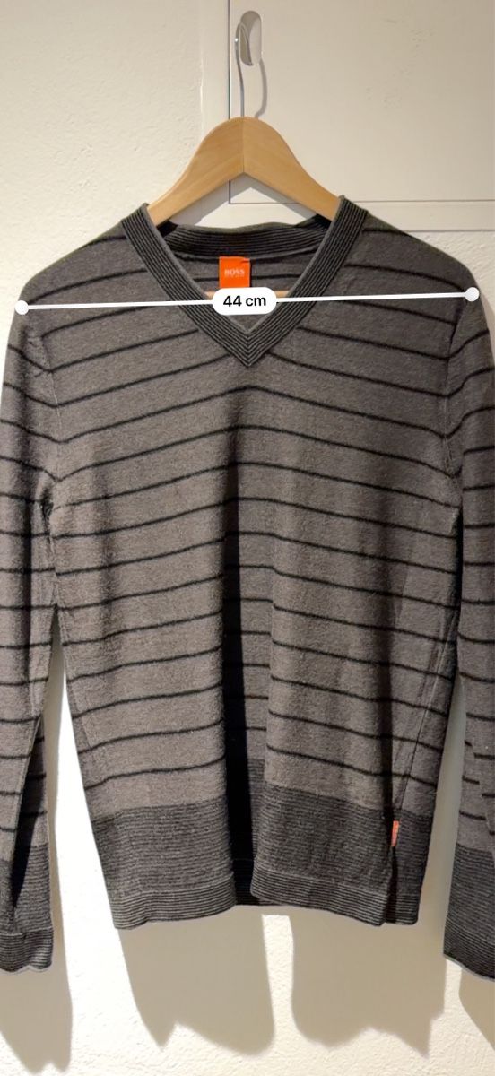Hugo Boss Maglioni & Felpe: Hugo Boss Herren Pullover, 100% Schurwolle, Gr. L, Grau – Usato da Kilchberg ZH venduto da froschli0_0 4