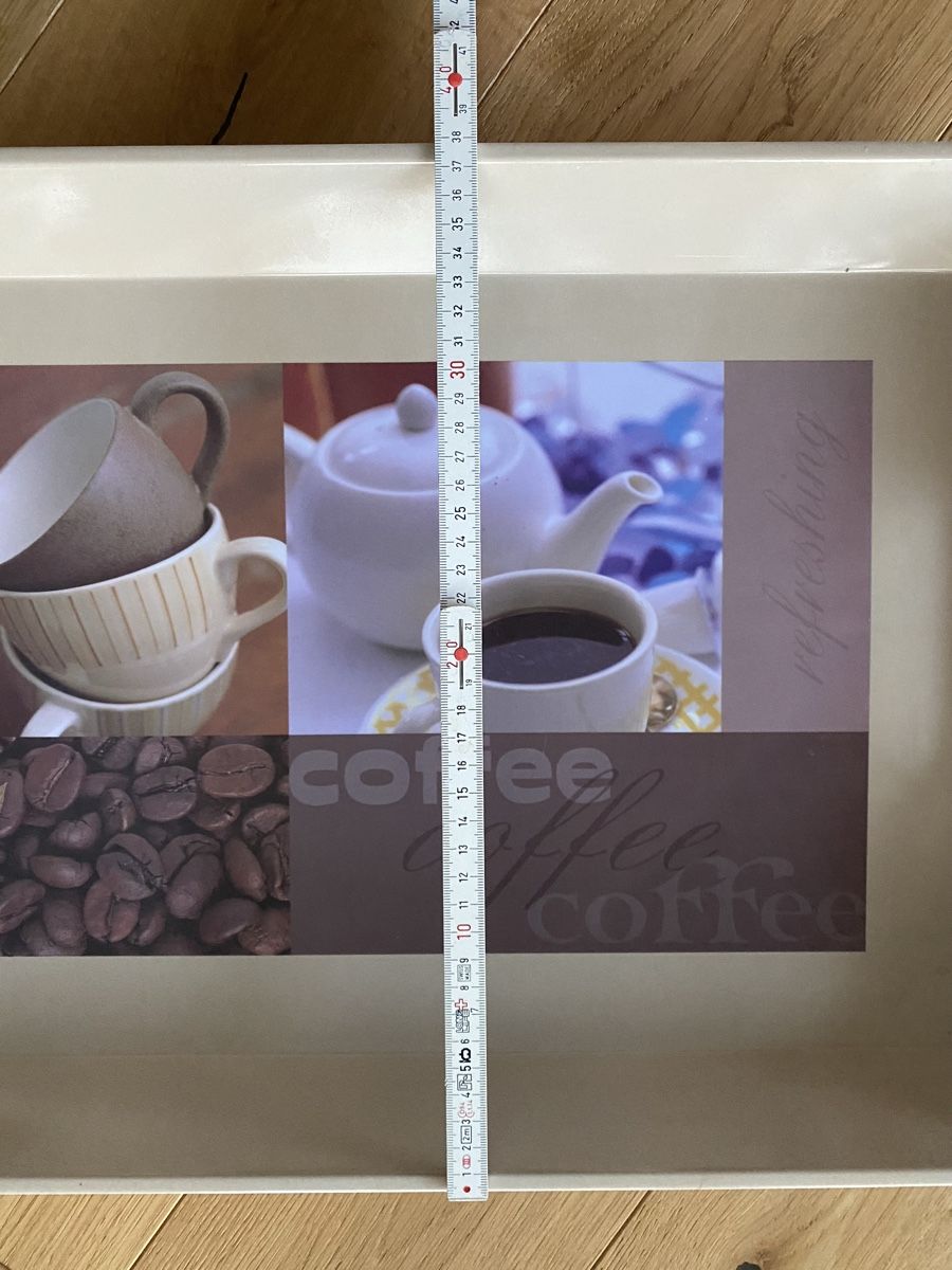 Piatti di portata: Serviertablett mit Kaffeemotiv, 50x38cm – Nuovo (secondo la descrizione) da Sissach venduto da 6662weltenbummler 2