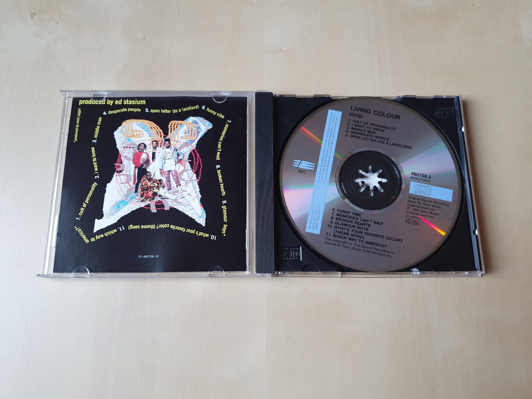 CD: Living Colour Vivid – Usato da Stansstad venduto da collectorsshop 2