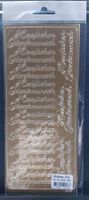 Aufkleber Herzlichen Glückwunsch in Gold / Neupreis 3.40