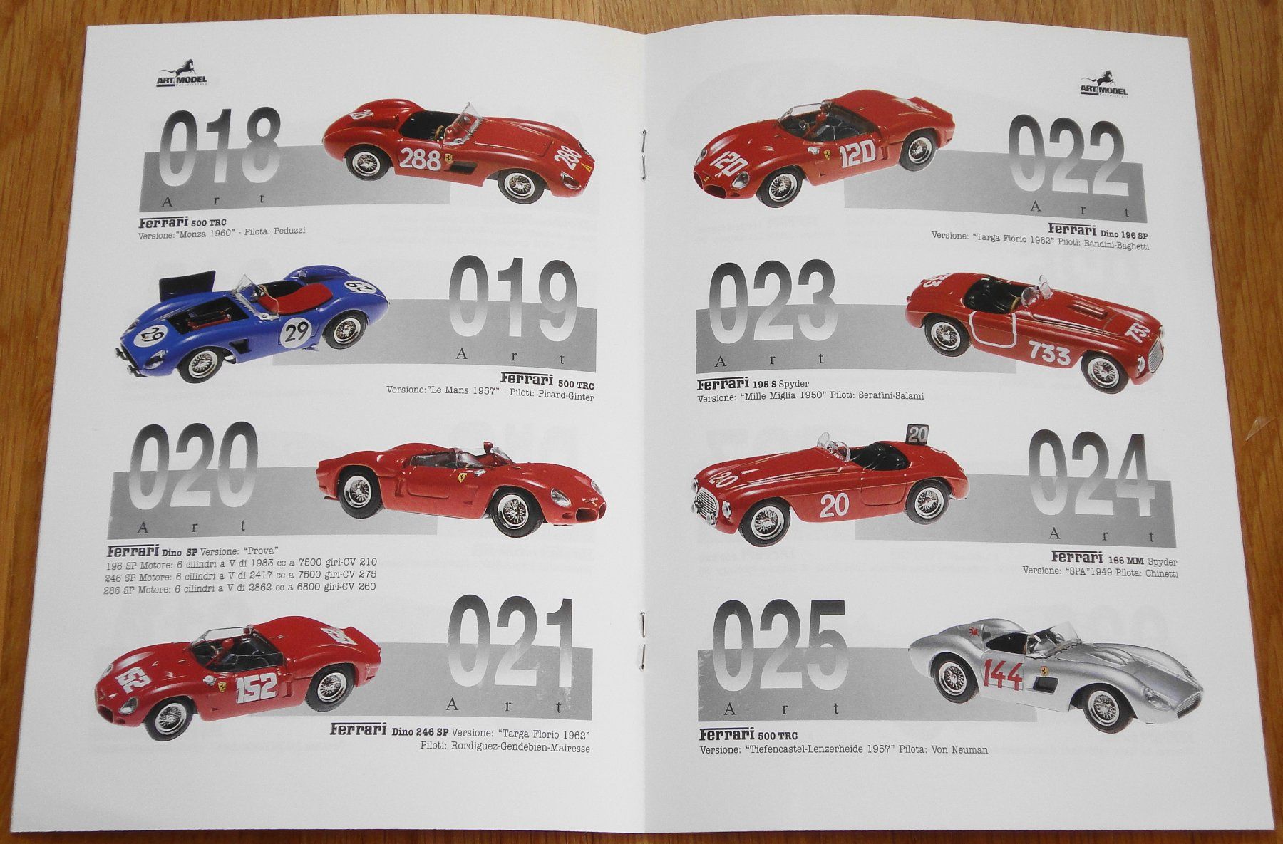 Ferrari Modellini d'auto: ART MODEL FERRARI STORY 1:43 Katalog No 3 – Usato da Frümsen venduto da Malibu69 1