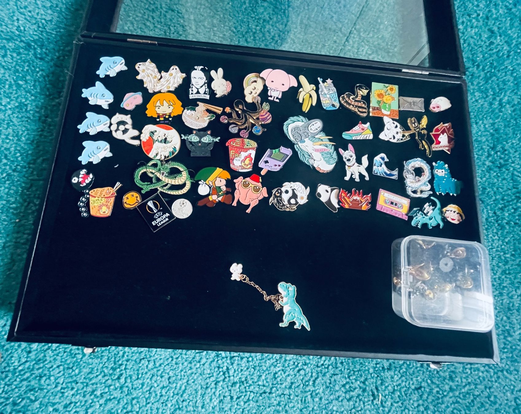 Plaketten & Abzeichen: Sammlung Pins in Vitrine – Neu (gemäss Beschreibung) aus Emmenbrücke von anisla 1