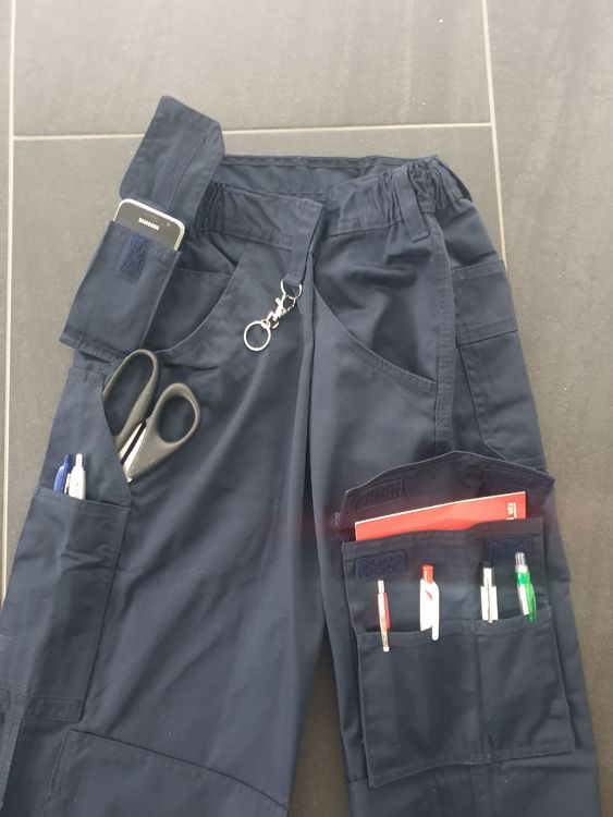 Pantaloni: Arbeithose Gr 44 Blau (Neu) – Nuovo (secondo la descrizione) da Bischofszell venduto da badza72 6