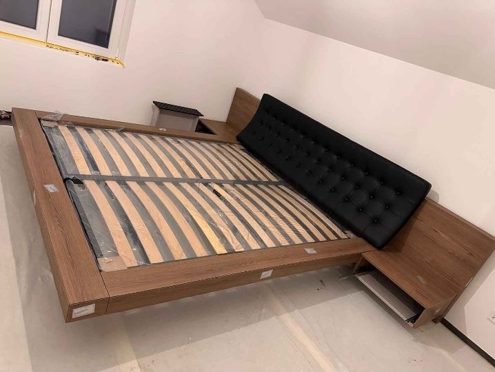 Lits: Moderness Bett mit grossem Kopfteil – D'occasion à Winterthur par ela_qvk8 2