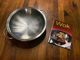 Wok mit Kochbuch