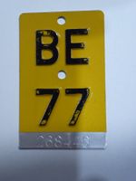 Velonummer (Mofa) BE 77