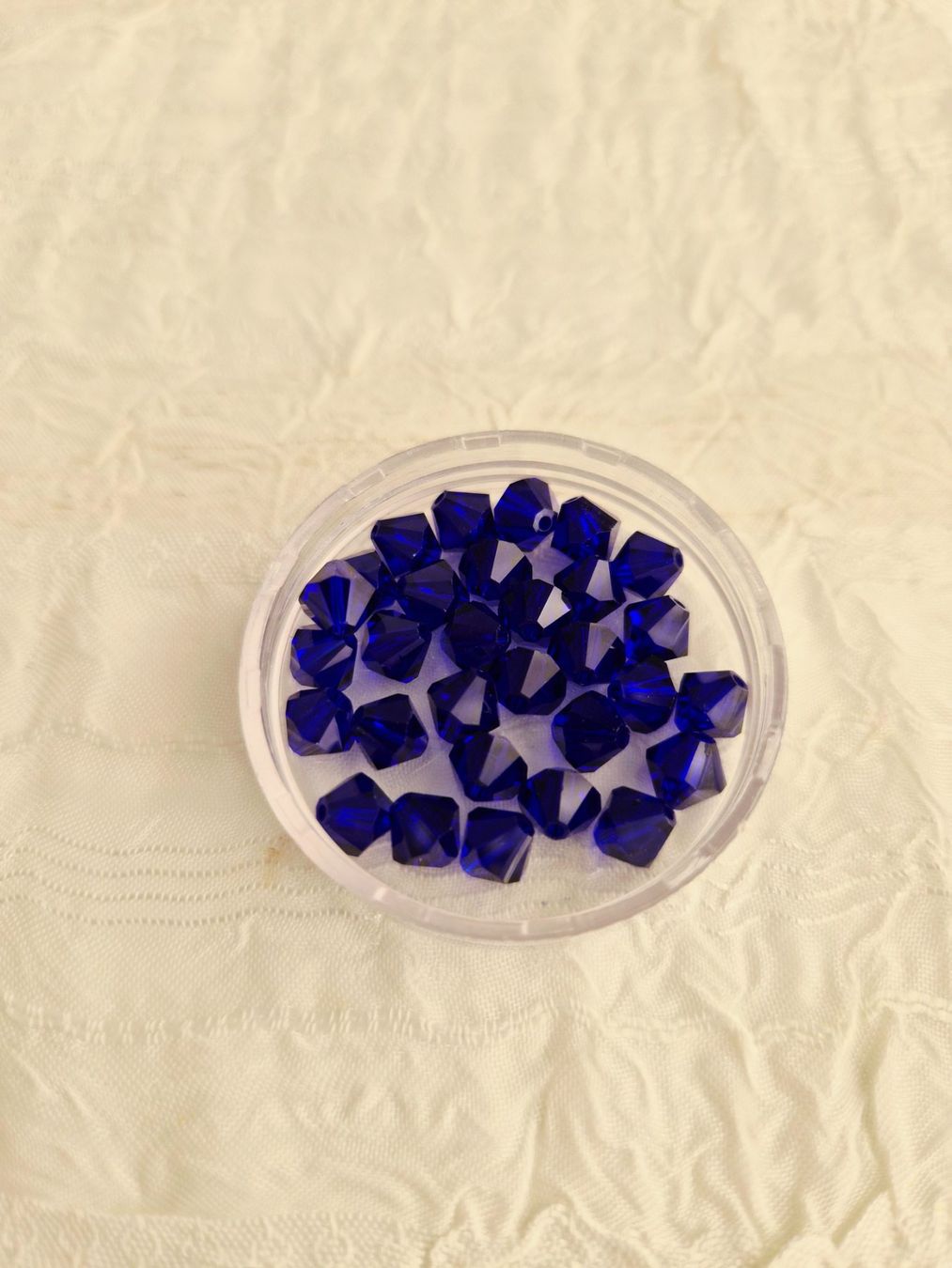 Perle (finte): Swarovski Perlen 6mm 30 stk cobalt – Nuovo e nell'imballaggio originale da Dietikon venduto da Eleda 1